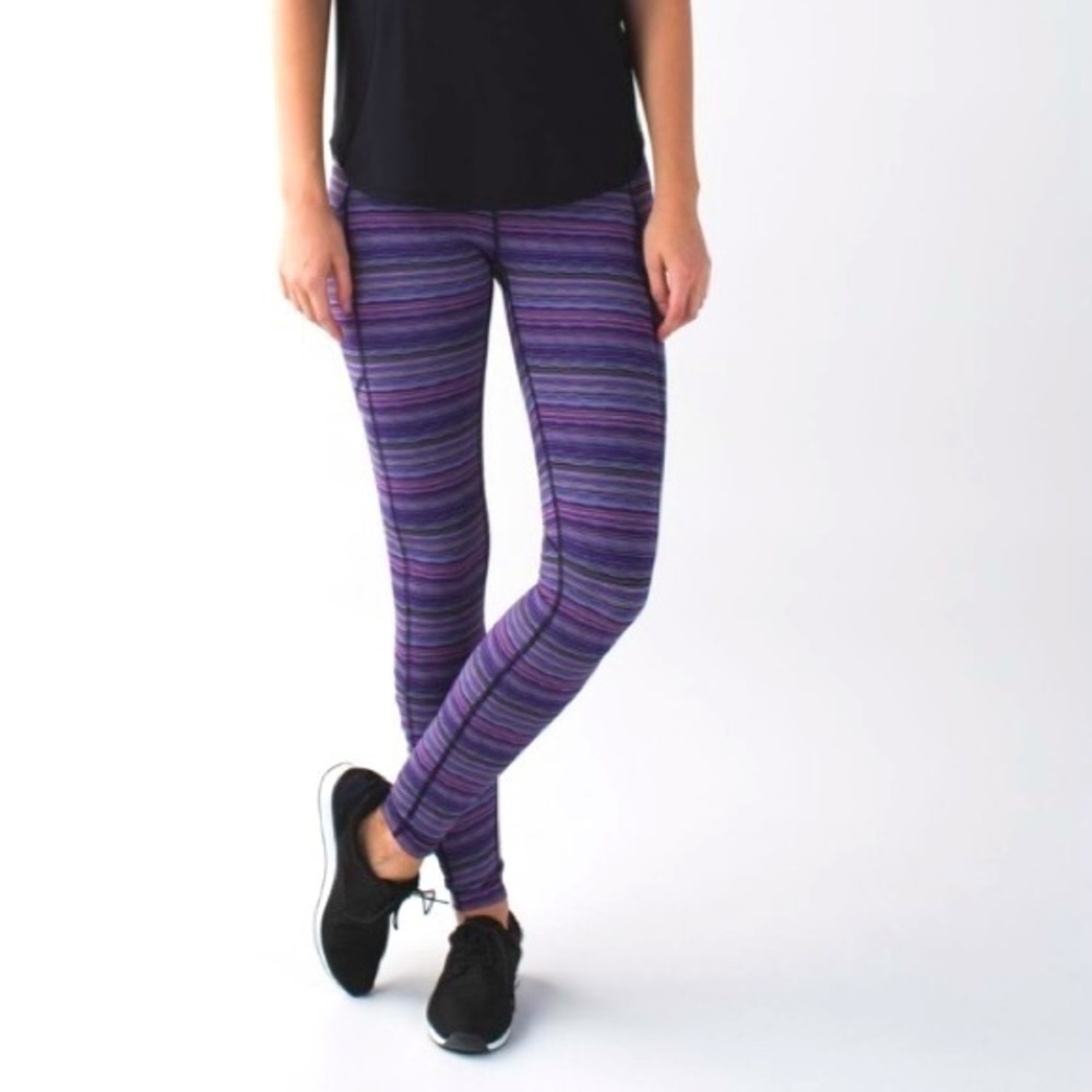 Lululemon Speed Tight IV Space Dye Twist Ultra Violet Multi / Black 4